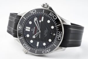 Seamaster Diver 300M ZF 1:1 Best Edition Black Ceramic Black Dial on Black Rubber Strap A8800 - Image 7