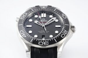 Seamaster Diver 300M ZF 1:1 Best Edition Black Ceramic Black Dial on Black Rubber Strap A8800 - Image 8