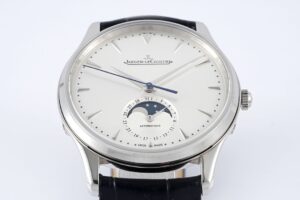 Master Ultra Thin Moon 1368420 SS ZF 1:1 Best Edition White Dial on Black Leather Strap V2 SA925 Super Clone - Image 7