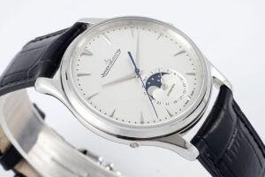 Master Ultra Thin Moon 1368420 SS ZF 1:1 Best Edition White Dial on Black Leather Strap V2 SA925 Super Clone - Image 8