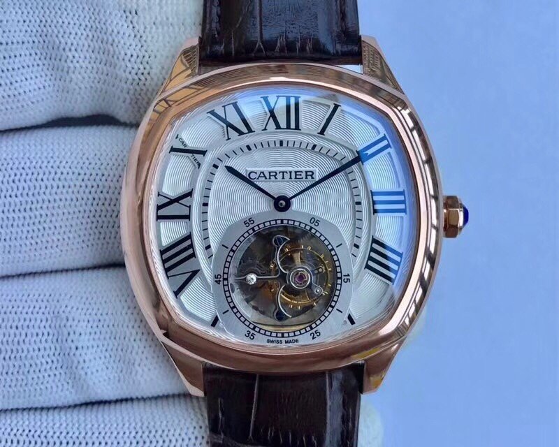 Rotonde De Cartier Tourb RG/LE White BBR Asia Tourb