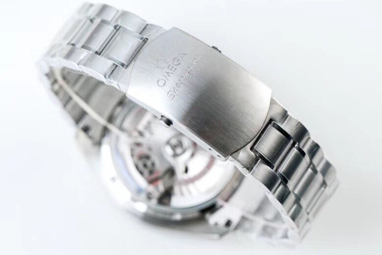 Speedmaster Moonwatch OMF 1:1 Best Edition White Dial Black Hand on SS Bracelet A9900 – Image 2