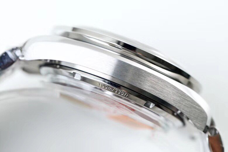 Speedmaster Moonwatch OMF 1:1 Best Edition White Dial Black Hand on SS Bracelet A9900 – Image 5