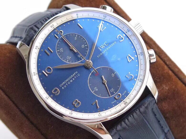 Portuguese ZF 1:1 Best Edition SS Blue Dial on Black Leather Strap – Image 8