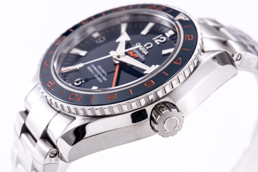 Planet Ocean 600M GMT 43.5mm VSF 1:1 Best Edition Blue Dial Blue Ceramic Bezel on SS Bracelet A8605 Super Clone – Image 7