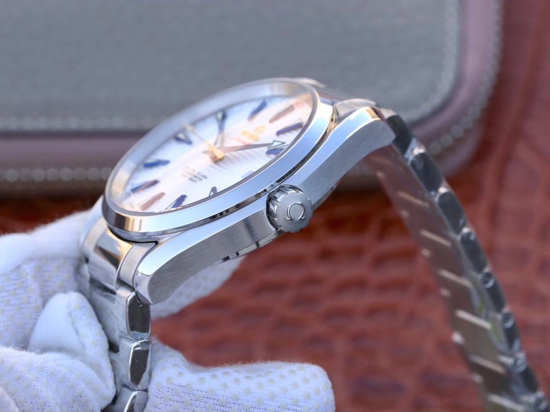 Aqua Terra Master Ryder Cup Edition VSF 1:1 Best Edition White Textured Dial on SS Bracelet A8500 Super Clone – Image 5