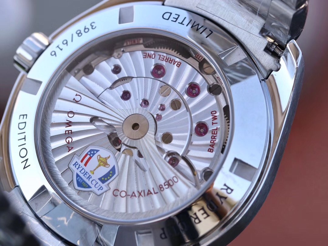 Aqua Terra Master Ryder Cup Edition VSF 1:1 Best Edition White Textured Dial on SS Bracelet A8500 Super Clone – Image 4