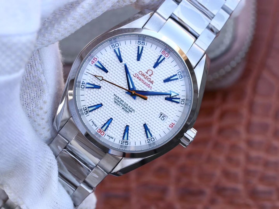 Aqua Terra Master Ryder Cup Edition VSF 1:1 Best Edition White Textured Dial on SS Bracelet A8500 Super Clone – Image 8