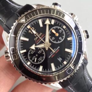 Planet Ocean Master Chronometer Chrono DLC OM 1:1 Best Edition Black Dial - Image 9