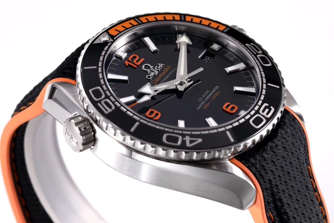 Planet Ocean 45.5mm Big Black Real Ceramic VSF 1:1 Best Edition on Black Rubber Strap A8906 Super Clone – Image 4