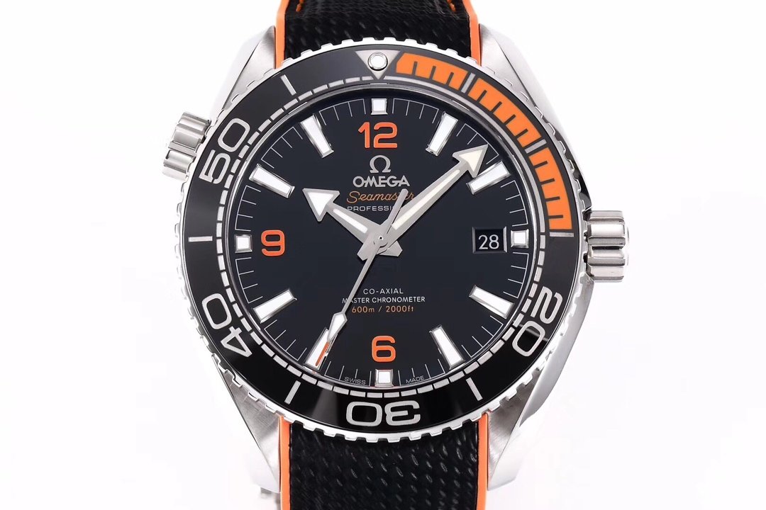 Planet Ocean 45.5mm Big Black Real Ceramic VSF 1:1 Best Edition on Black Rubber Strap A8906 Super Clone – Image 7