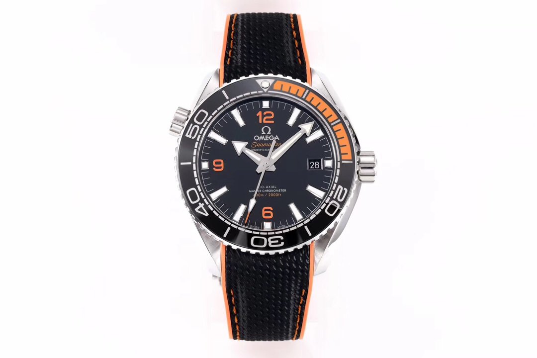 Planet Ocean 45.5mm Big Black Real Ceramic VSF 1:1 Best Edition on Black Rubber Strap A8906 Super Clone