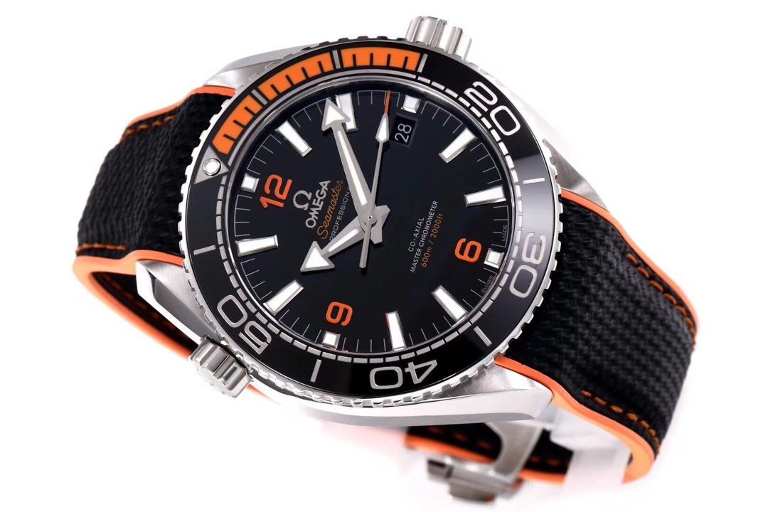 Planet Ocean 45.5mm Big Black Real Ceramic VSF 1:1 Best Edition on Black Rubber Strap A8906 Super Clone – Image 9