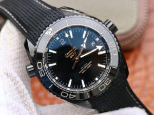 Planet Ocean 45.5mm Big Black Real Ceramic VSF 1:1 Best Edition on Black Rubber Strap A8906 Super Clone - Image 6