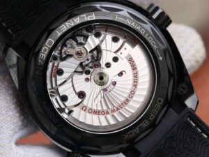 Planet Ocean 45.5mm Big Black Real Ceramic VSF 1:1 Best Edition on Black Rubber Strap A8906 Super Clone - Image 9