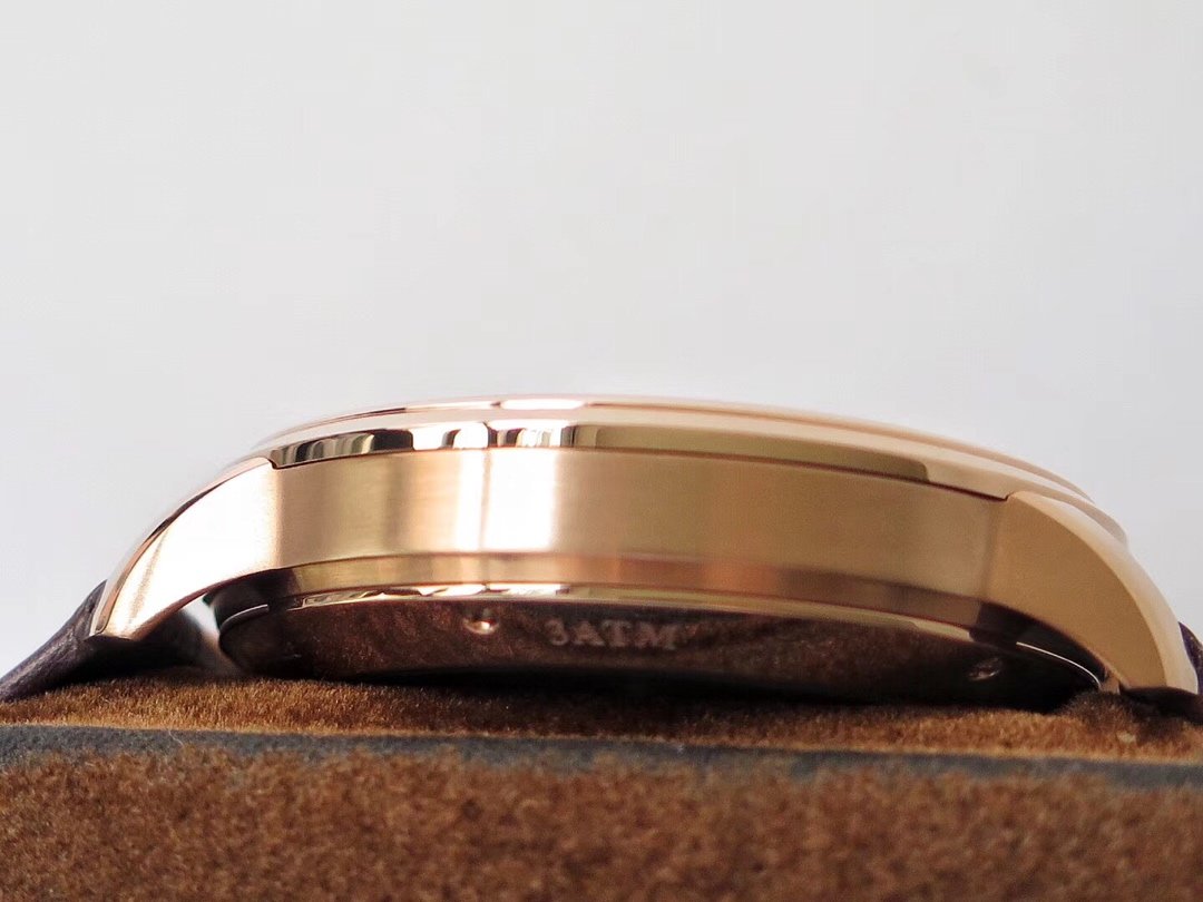 Excellence Series 42mm RG White Dial on Brown lizard Leather Strap – Image 7