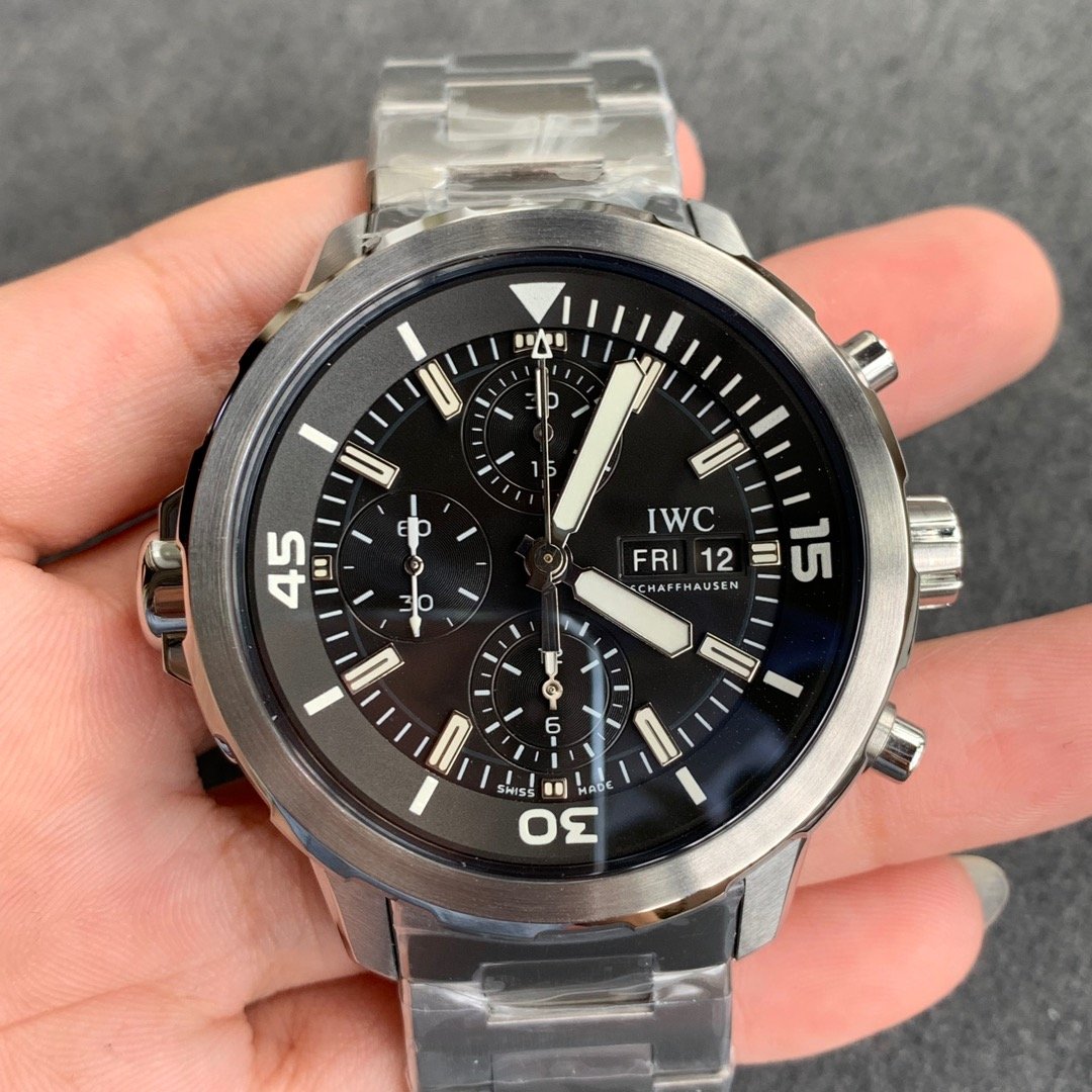Aquatimer Chrono SS V6SF 1:1 Best Edition Gray Dial on SS Bracelet A7750