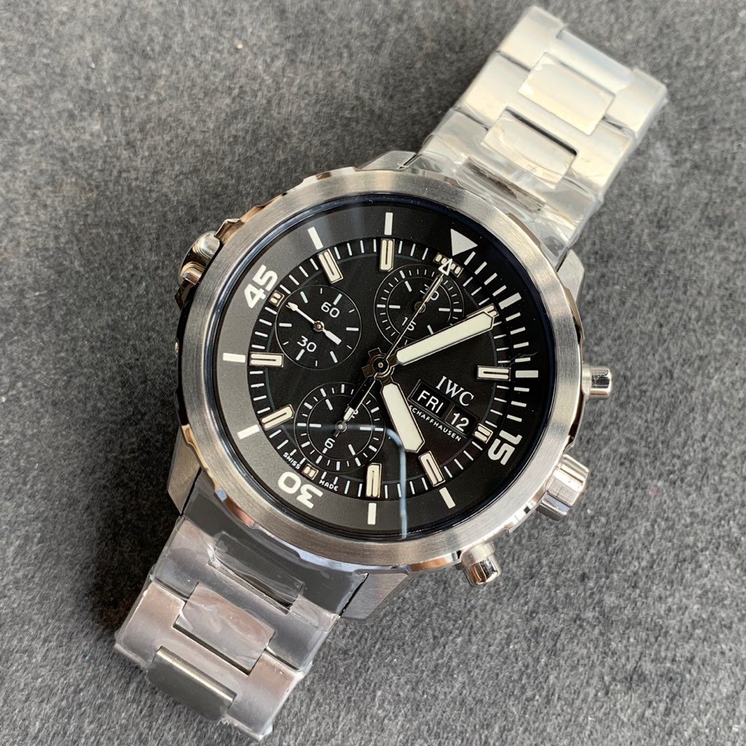 Aquatimer Chrono SS V6SF 1:1 Best Edition Gray Dial on SS Bracelet A7750 – Image 4