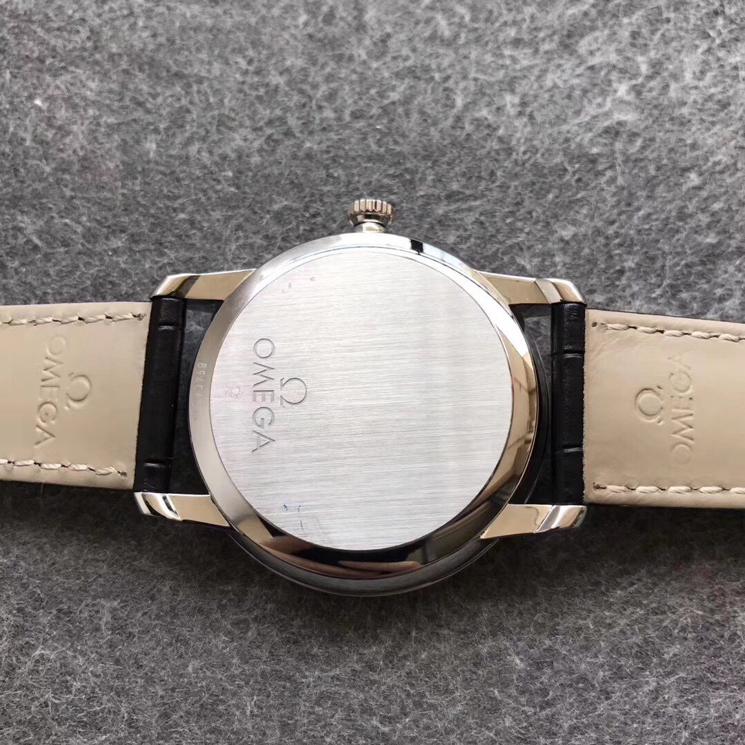 De Ville Prestige Real PR SS ZF 1:1 Best Edition Black dial Black leather strap MIYOTA 9015 – Image 7