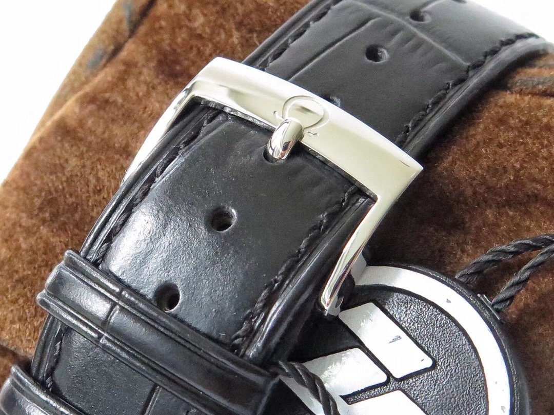 De Ville Prestige Real PR SS ZF 1:1 Best Edition White dial Black leather strap MIYOTA 9015 – Image 4