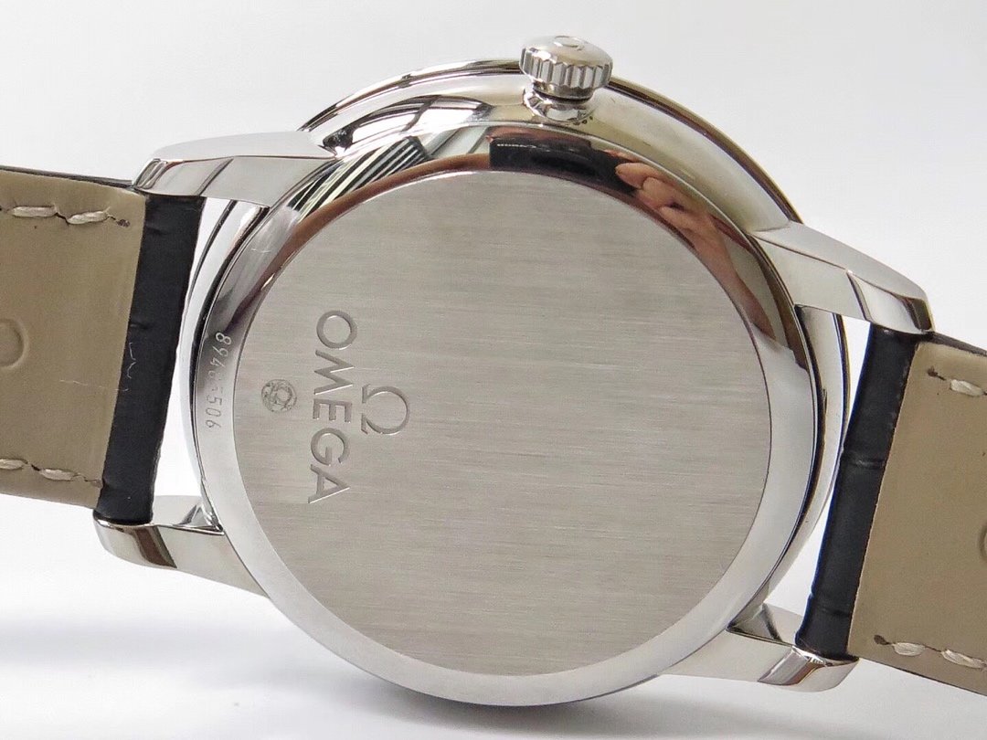 De Ville Prestige Real PR SS ZF 1:1 Best Edition White dial Black leather strap MIYOTA 9015 – Image 5