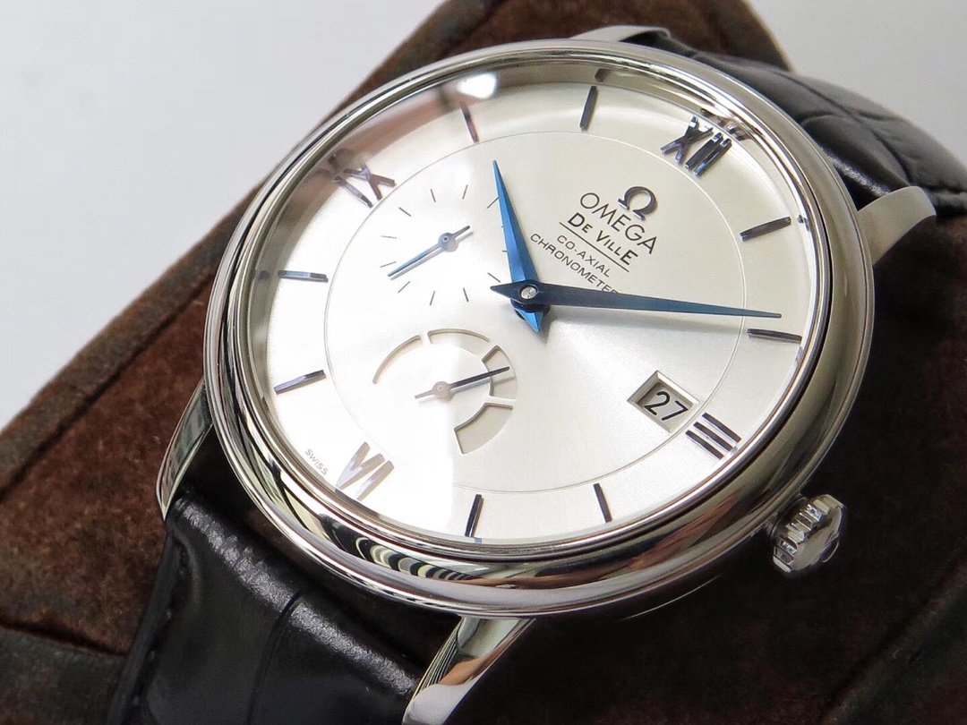 De Ville Prestige Real PR SS ZF 1:1 Best Edition White dial Black leather strap MIYOTA 9015 – Image 7