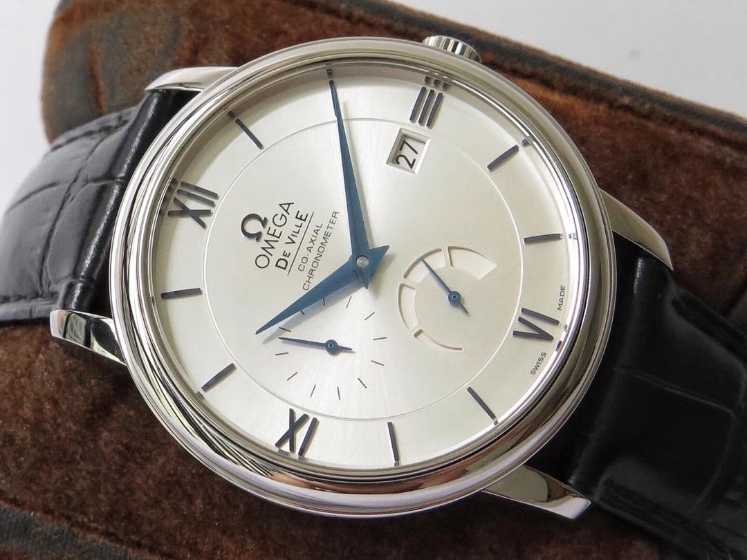 De Ville Prestige Real PR SS ZF 1:1 Best Edition White dial Black leather strap MIYOTA 9015 – Image 8