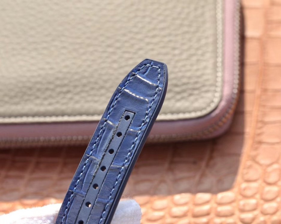 Vanguard V45 Yachting Full DIamonds SS ABF 1:1 Best Edition Blue Textured Dial on Blue Gummy Strap A2824 – Image 2