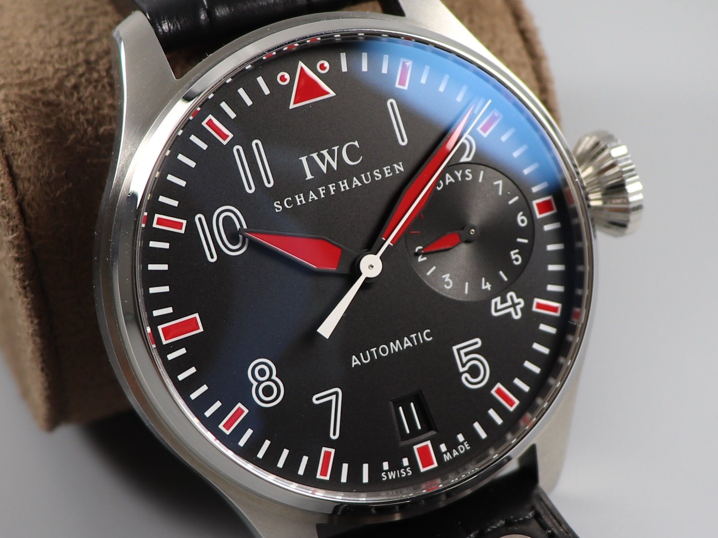 Big Pilot Real PR IW500435 “Muhammad Ali” ZF Best Edition on Black Leather Strap A51111 – Image 3