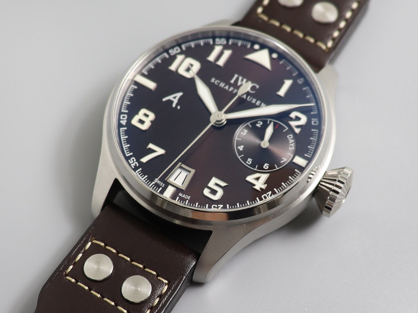 Big Pilot St. Exupery SS/LE Brown ZF A521111 – Image 2