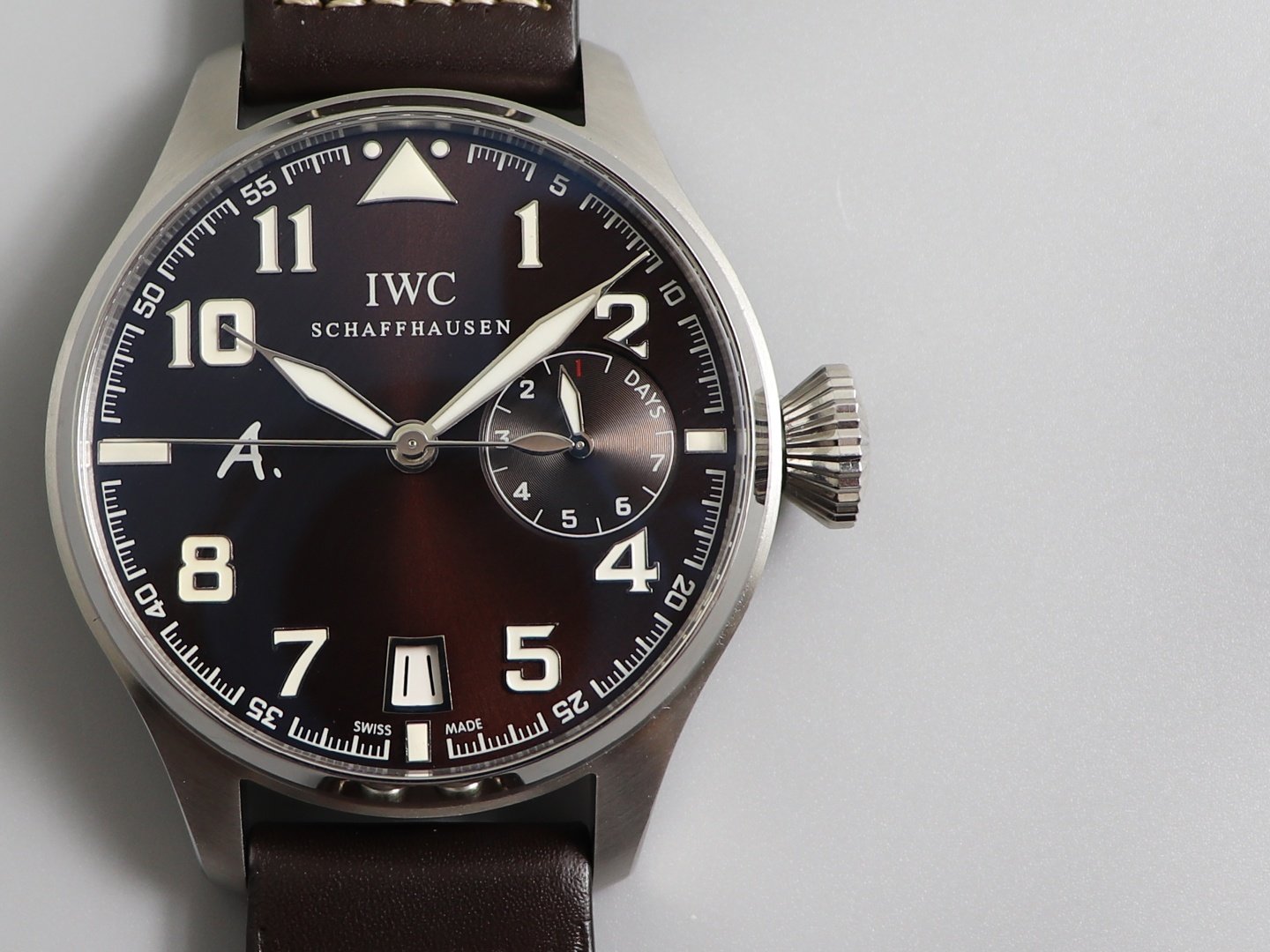 Big Pilot St. Exupery SS/LE Brown ZF A521111 – Image 4