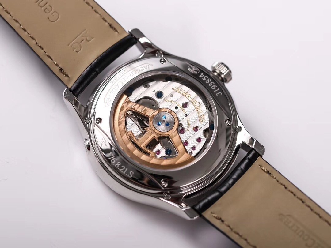 Master Ultra Thin Perpetual Calendar V9F 1:1 Best Edition Grey Dial on Black Leather Strap A868 V2 – Image 5