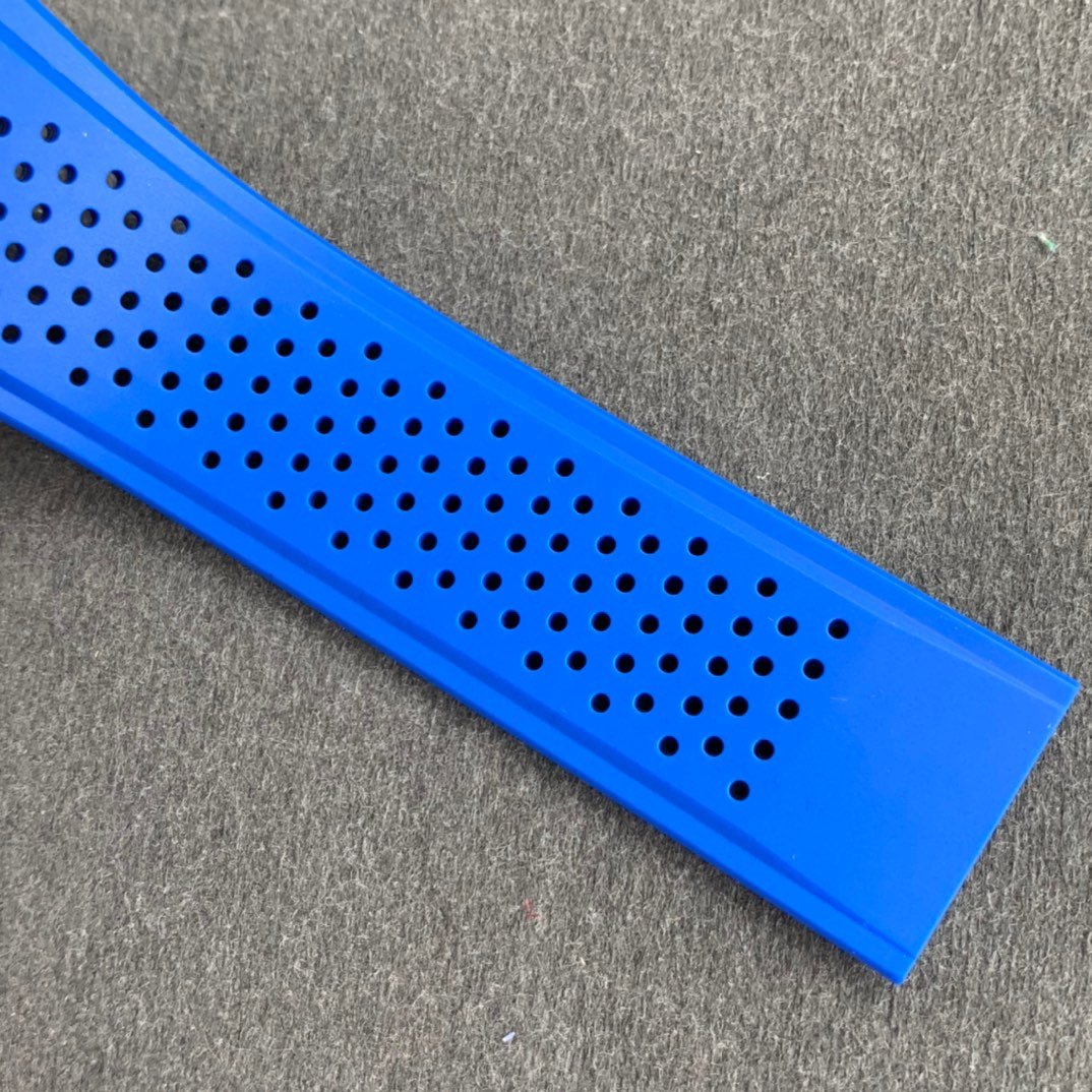 Calibre Heuer 01 Chrono SS/PVD XF 1:1 Best Edition Skeleton Dial Red Hand on Blue Rubber Strap A1887 – Image 6