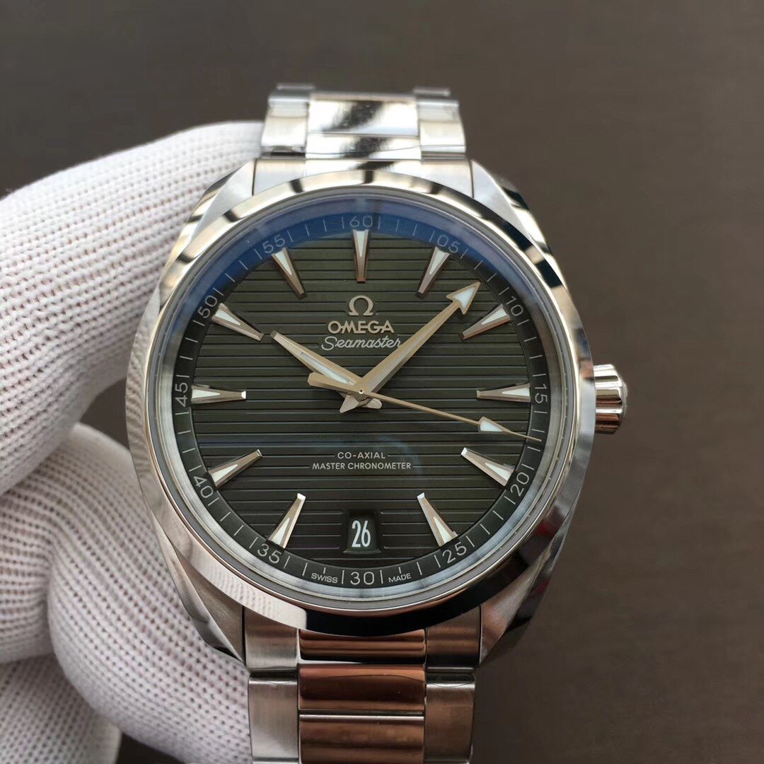 Aqua Terra 150M Master Chronometers VSF 1:1 Best Edition Green Dial on SS Bracelet A8900 Super Clone