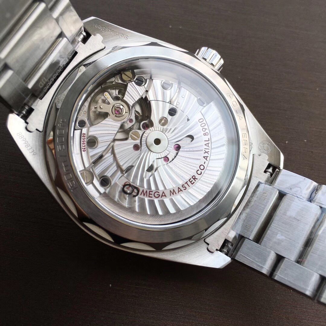 Aqua Terra 150M Master Chronometers VSF 1:1 Best Edition Green Dial on SS Bracelet A8900 Super Clone – Image 3