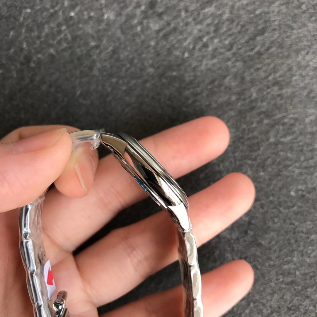 De Ville 27.4mm SS 1:1 Best Edition RG Mother Of Pearl Dial on SS Bracelet – Image 4