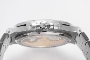 Nautilus 5711 PPF 1:1 Best Edition White Dial Diamonds Bezel on SS Bracelet 324CS - Image 4