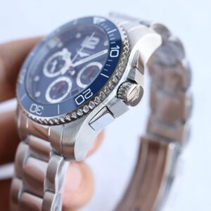 Conquest L3.840.4.56.6 Real Ceramic Bezel SS ZF 1:1 Best Edition Blue dial On SS Bracelet A7750 - Image 7