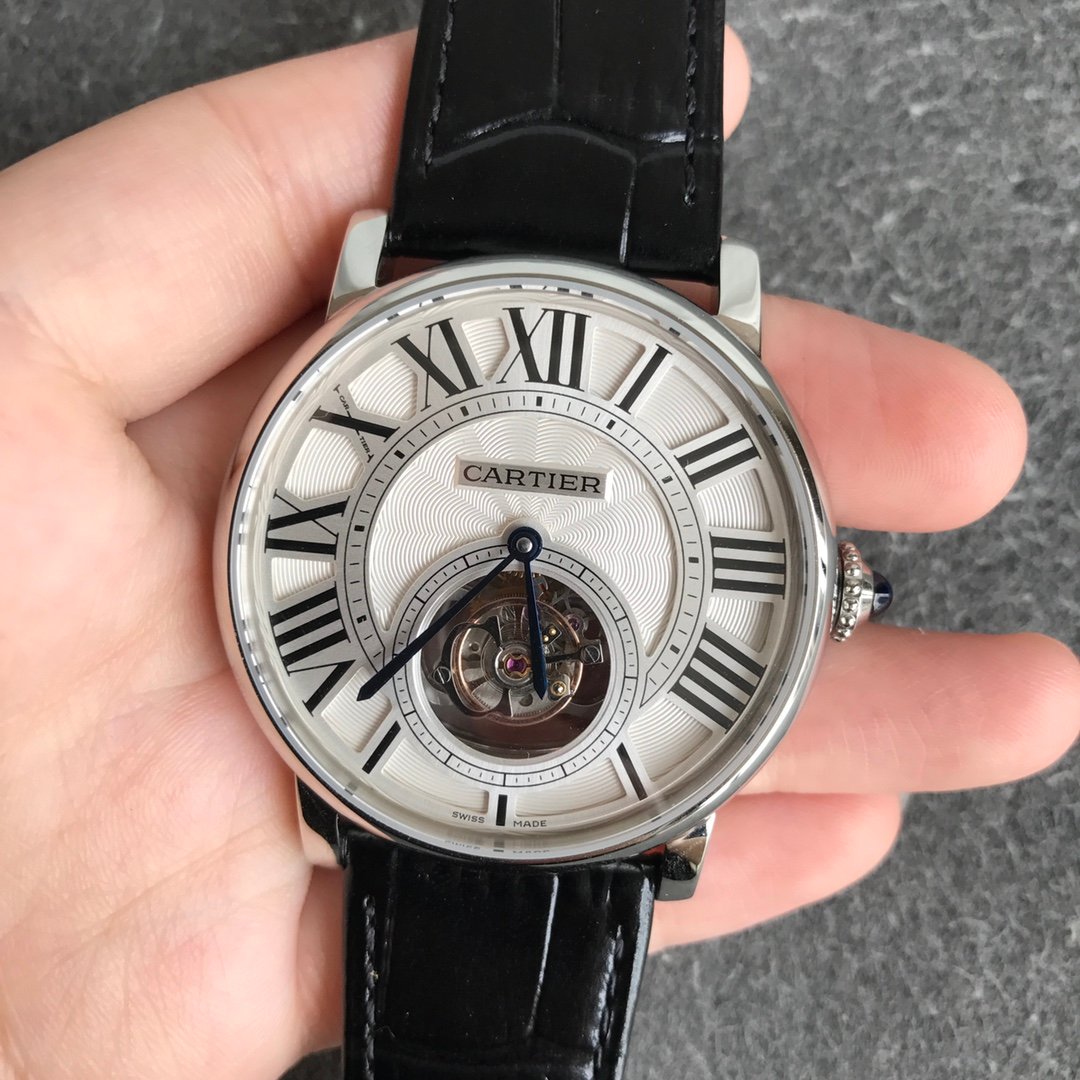 Rotonde De Cartier Tourb SS/LE White BBR Asia Tourb – Image 4