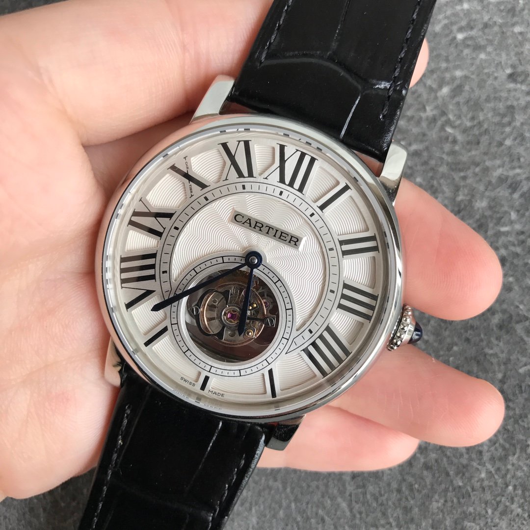 Rotonde De Cartier Tourb SS/LE White BBR Asia Tourb – Image 7