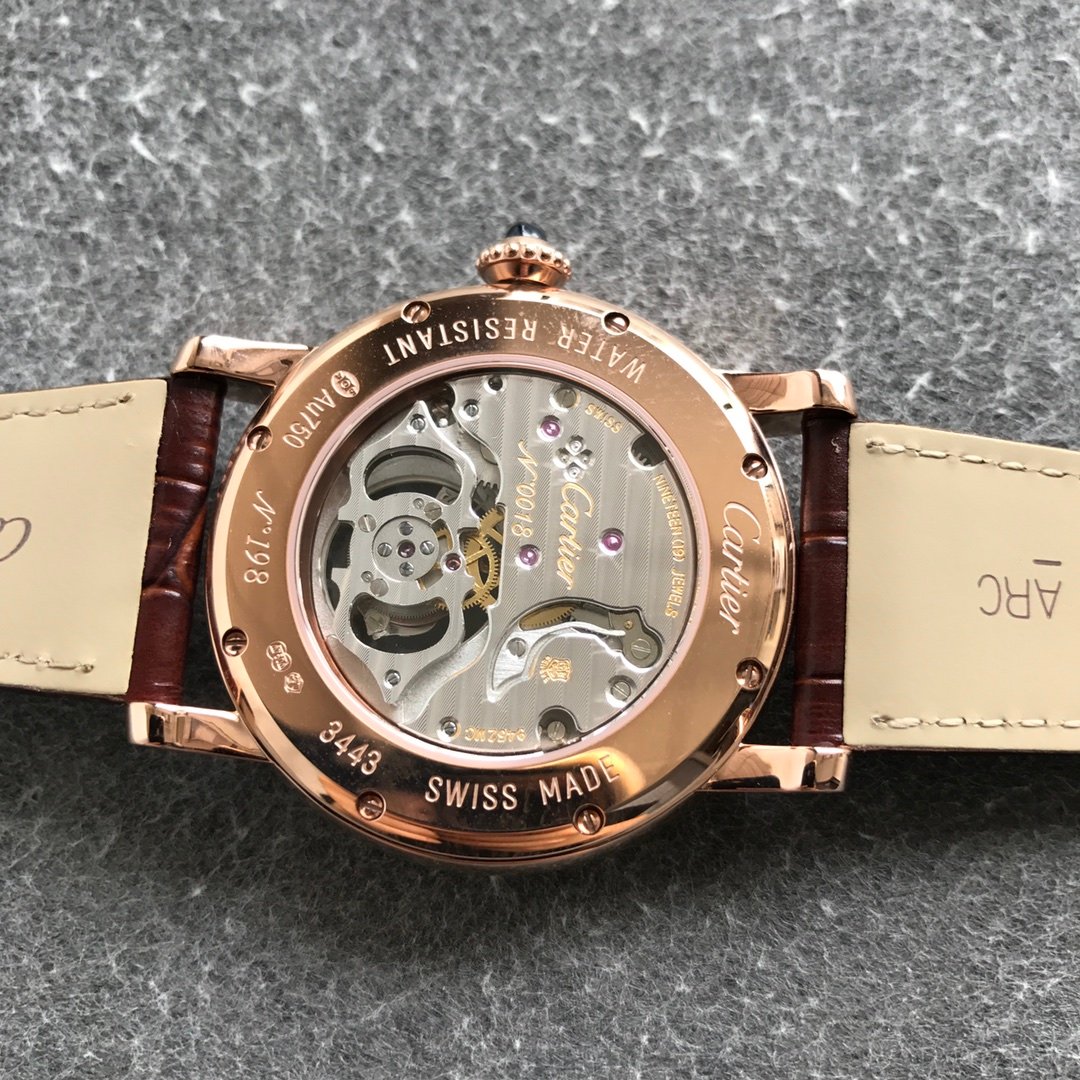 Rotonde De Cartier Tourb RG/LE White BBR Asia Tourb – Image 4