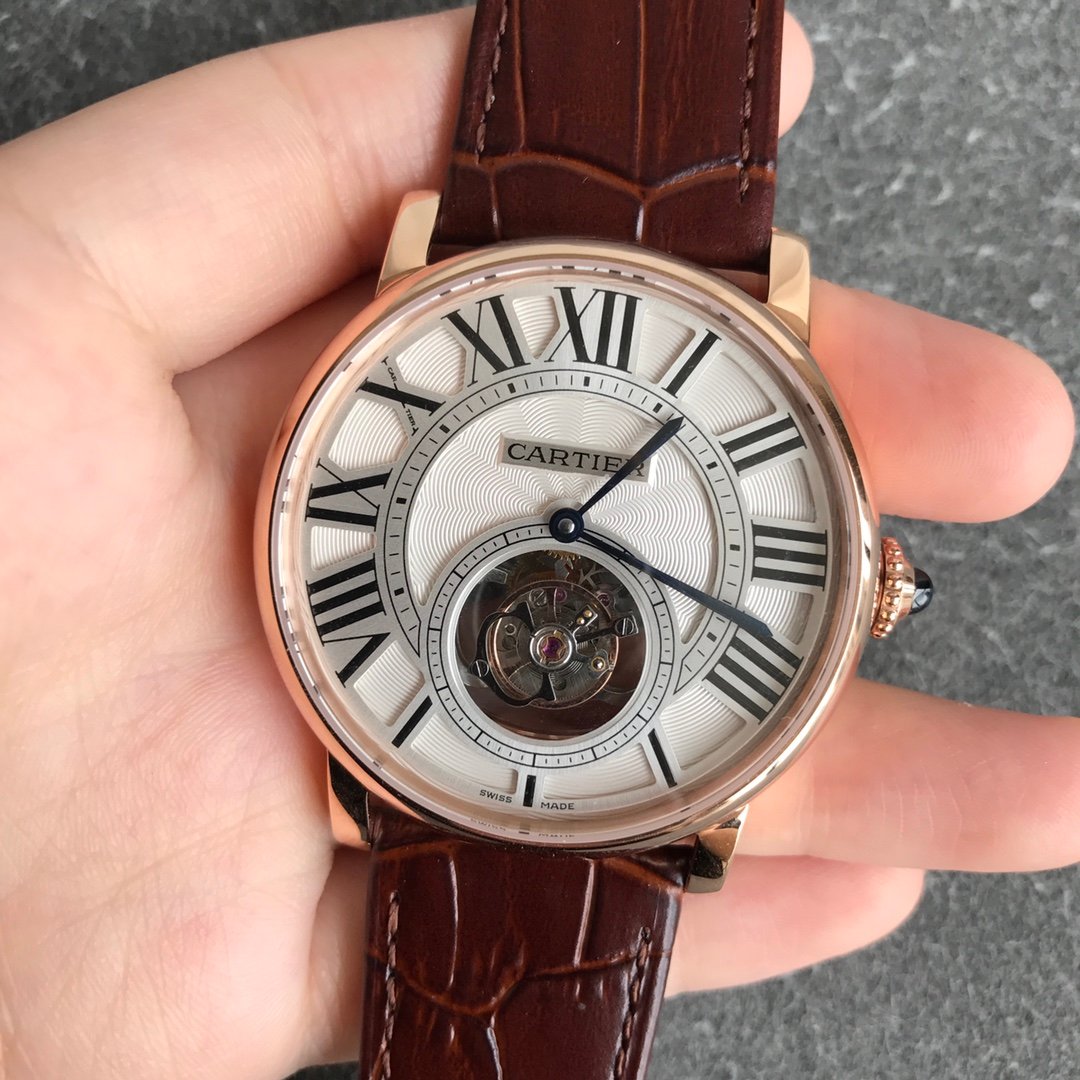 Rotonde De Cartier Tourb RG/LE White BBR Asia Tourb – Image 6