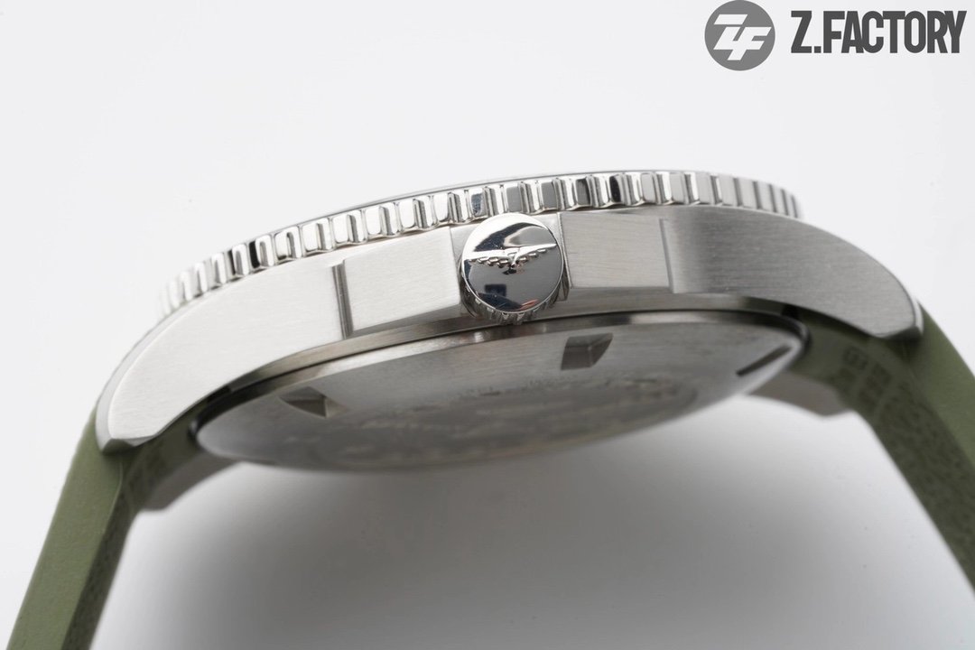 Conquest L3.840.4.56.6 Real Ceramic Bezel SS ZF 1:1 Best Edition Green dial On Green Rubber Strap A2824 – Image 5