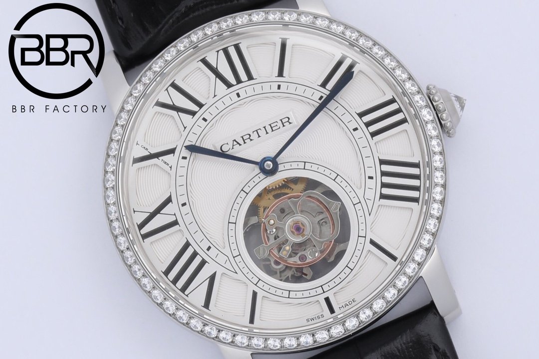 Rotonde De Cartier Tourb Full Diamond SS/LE White BBR Asia Tourb – Image 3