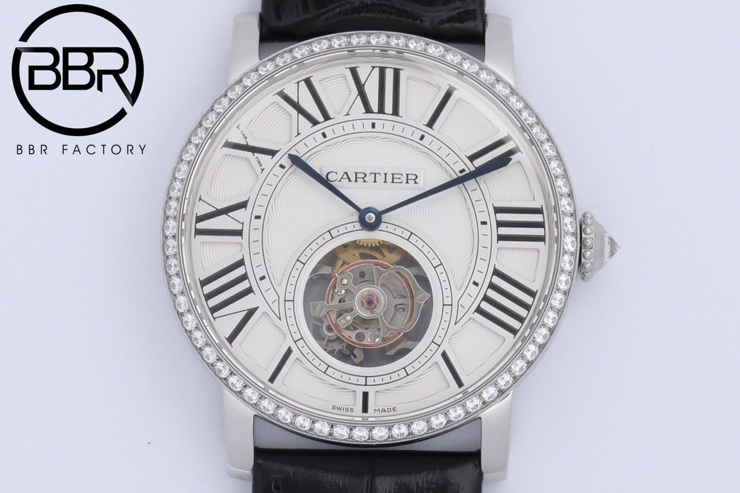 Rotonde De Cartier Tourb Full Diamond SS/LE White BBR Asia Tourb
