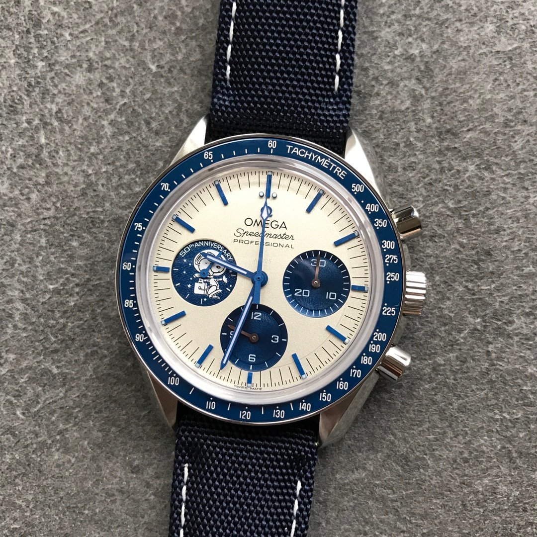 SpeedMaster Snoopy Apollo SS/NY Wht OMF Venus75