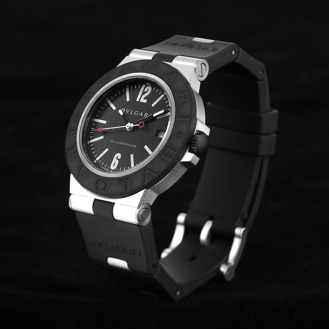 BVLGARI 40mm BVF Best Edition White Dial on Black rubber A2892 – Image 2