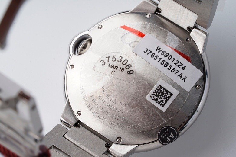 Ballon Bleu 42mm SS AF 1:1 Best Edition White Texture Dial on SS Bracelet A2892 More details – Image 6