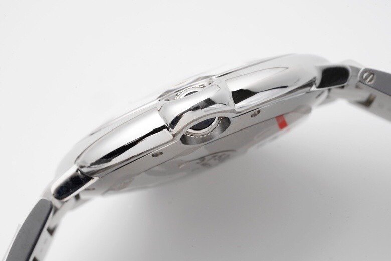 Ballon Bleu 42mm SS AF 1:1 Best Edition White Texture Dial on SS Bracelet A2892 More details – Image 7