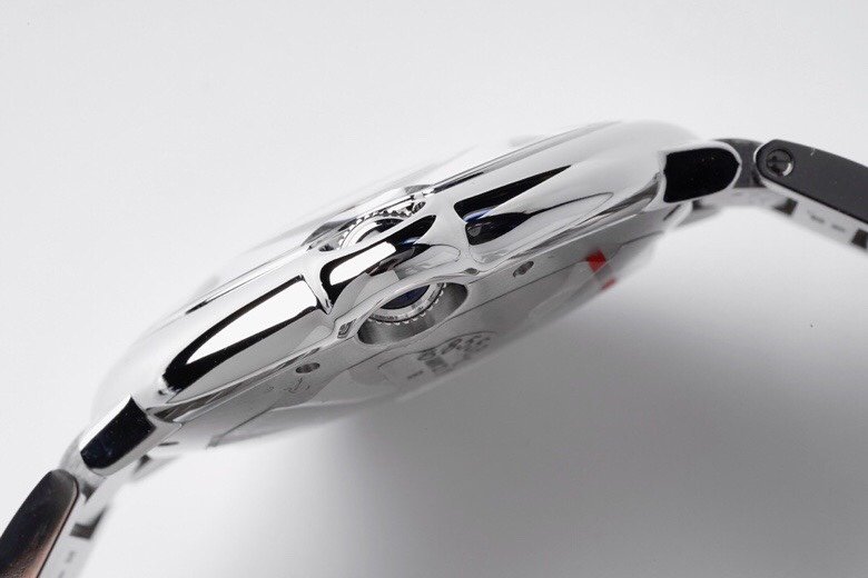 Ballon Bleu 42mm SS AF 1:1 Best Edition Black Texture Dial on SS Bracelet A2892 – Image 2